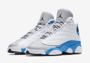 Alternative view of Giày Nike Air Jordan 13 Retro GS 'Italy Blue' 439358-107