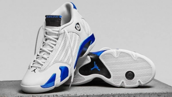 Giày Nike Air Jordan 14 Retro 'Hyper Royal' 487471-104 - Ảnh 5