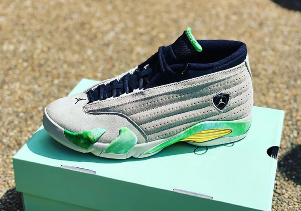 Giày Nike Aleali May x Wmns Air Jordan 14 Retro Low SP 'Fortune' DJ1034-200 - Ảnh 7