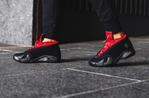 Alternative view of Giày Nike Wmns Air Jordan 14 Retro Low 'Red Lipstick' DH4121-006