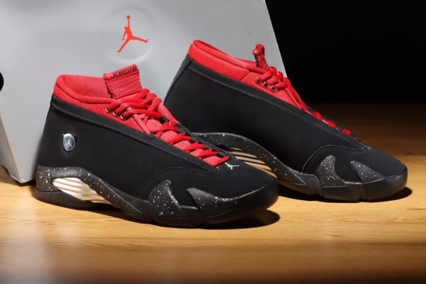Giày Nike Wmns Air Jordan 14 Retro Low 'Red Lipstick' DH4121-006 - Ảnh 6