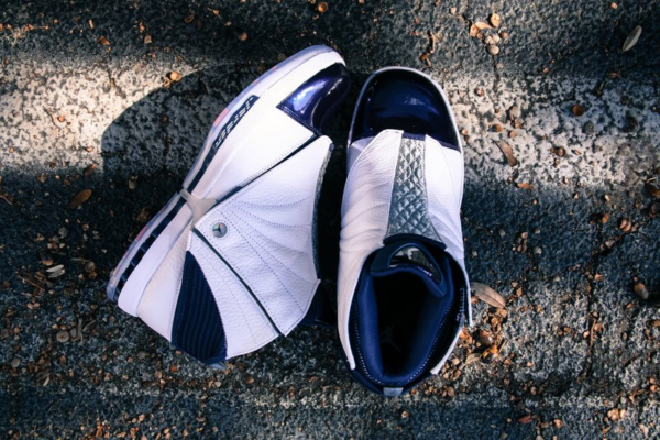 Giày Nike Air Jordan 16 Retro 'Midnight Navy' 2016 683075-106 - Ảnh 7