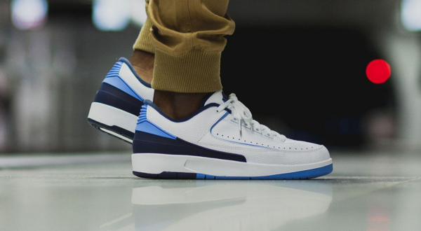 Giày Nike Air Jordan 2 Retro Low 'Midnight Navy' 832819-107 - Ảnh 4