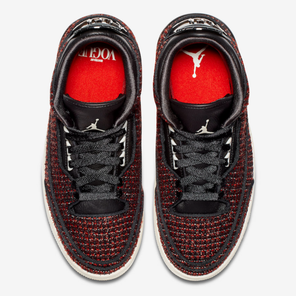 Giày Nike Anna Wintour x Wmns Air Jordan 3 Retro 'University Red' BQ3195-601 - Ảnh 4