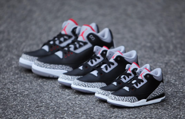 Giày Nike Air Jordan 3 Retro OG 'Black Cement' 2018 854262-001 - Ảnh 3