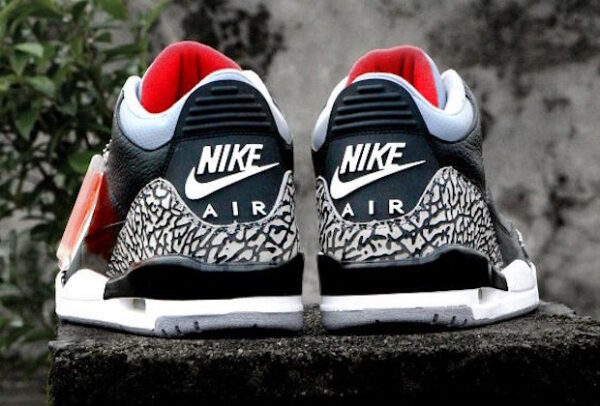 Giày Nike Air Jordan 3 Retro OG BG 'Black Cement' 854261-001 - Ảnh 7