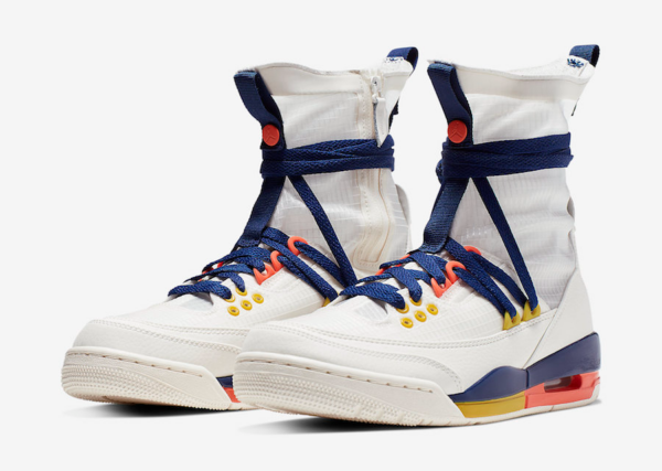 Giày Nike Wmns Air Jordan 3 RTR EXP Lite 'Sail Blue Void' BQ8394-100 - Ảnh 6