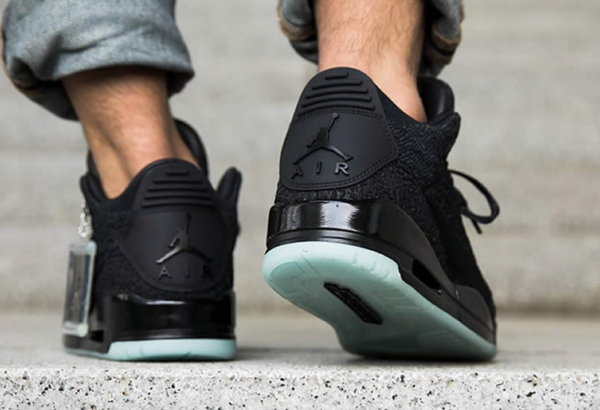 Giày Nike Air Jordan 3 Retro Flyknit 'Black' AQ1005-001 - Ảnh 5