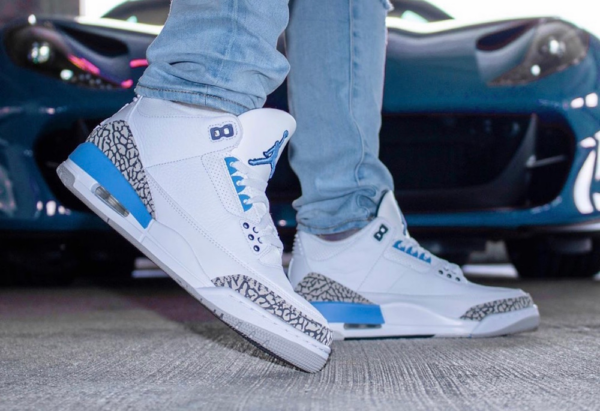 Giày Nike Air Jordan 3 Retro 'UNC' CT8532-104 - Ảnh 4