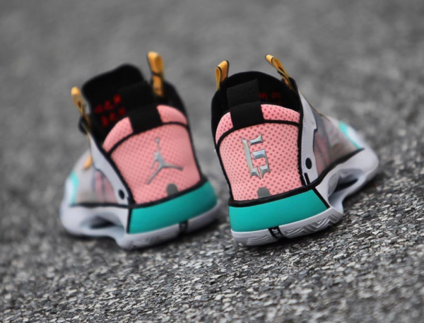 Giày Nike Air Jordan 34 GS 'Guo Ailun' CZ7743-100 - Ảnh 4