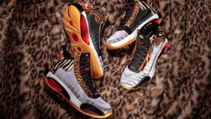 Alternative view of Giày Jayson Tatum x Air Jordan 34 'Welcome To The Zoo' DA1899-900