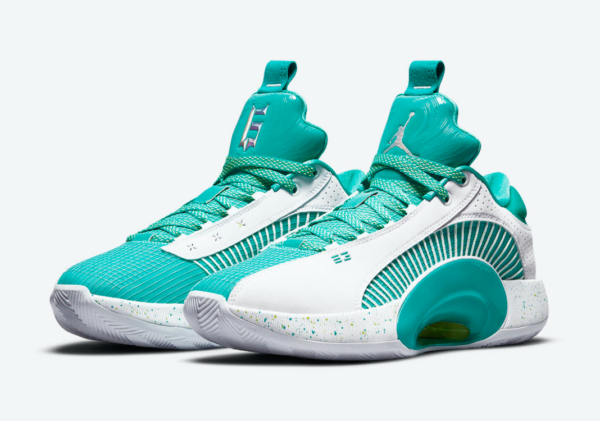 Giày Nike Guo Ailun x Air Jordan 35 Low PF 'Jade' DJ2994-100 - Ảnh 11