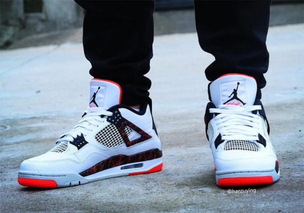 Giày Nike Air Jordan 4 Retro GS 'Pale Citron' 408452-116 - Ảnh 4
