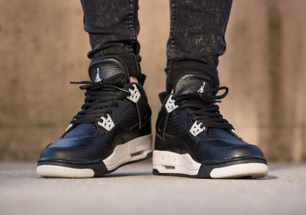 Giày Nike Air Jordan 4 Retro LS 'Oreo' 2015 314254-003 - Ảnh 3