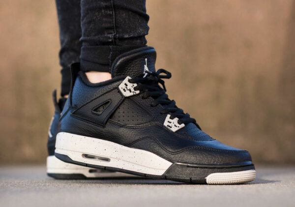 Giày Nike Air Jordan 4 Retro LS 'Oreo' 2015 314254-003 - Ảnh 4