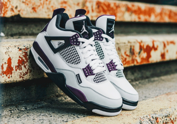 Giày Nike Paris Saint-Germain x Air Jordan 4 Retro 'Bordeaux' CZ5624-100 - Ảnh 7