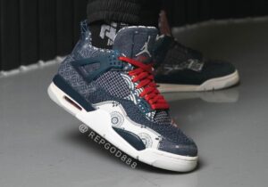 Alternative view of Giày Nike Air Jordan 4 Retro SE Sashiko CW0898-400