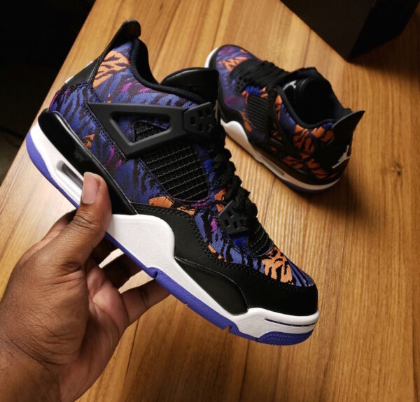 Giày Nike Air Jordan 4 Retro GS 'Rush Violet' BQ9043-401 - Ảnh 4