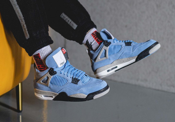 Giày Nike Air Jordan 4 Retro 'University Blue' CT8527-400 - Ảnh 6
