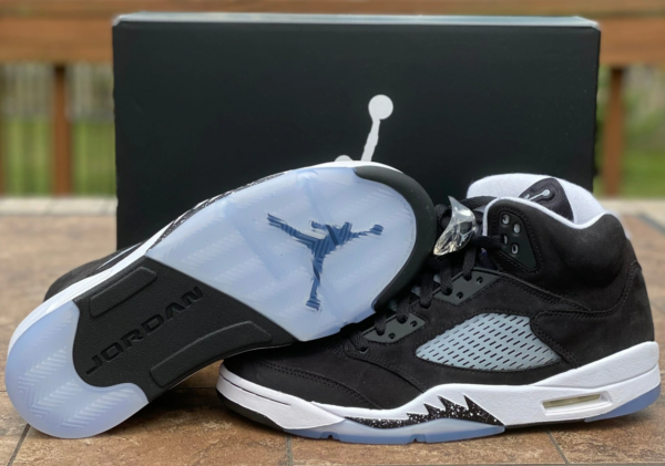 Giày Nike Air Jordan 5 Retro GS 'Oreo' 2021 440888-011 - Ảnh 6