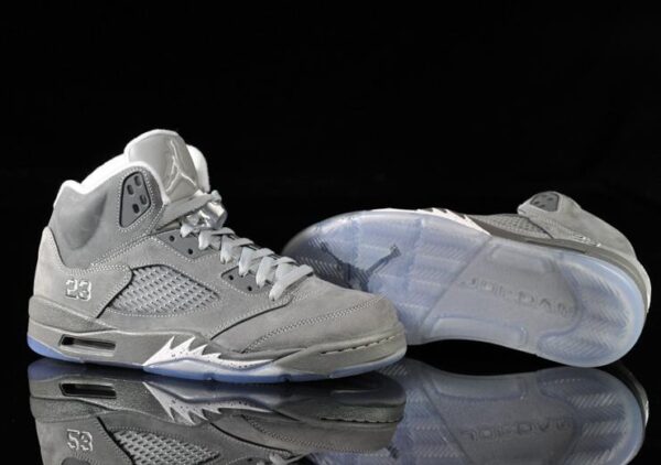 Giày Nike Air Jordan 5 Retro 'Wolf Grey' 136027-005 - Ảnh 5