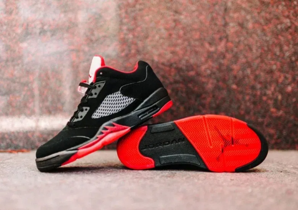 Giày Nike Air Jordan 5 Retro Low BG 'Alternate 90' 314338-001 - Ảnh 4