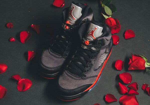 Giày Nike Jordan Retro 5 'Satin Bred' 136027-006 - Ảnh 8