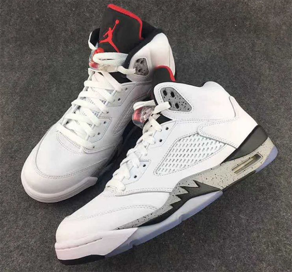 Giày Nike Air Jordan 5 Retro 'White Cement' 136027-104 - Ảnh 2