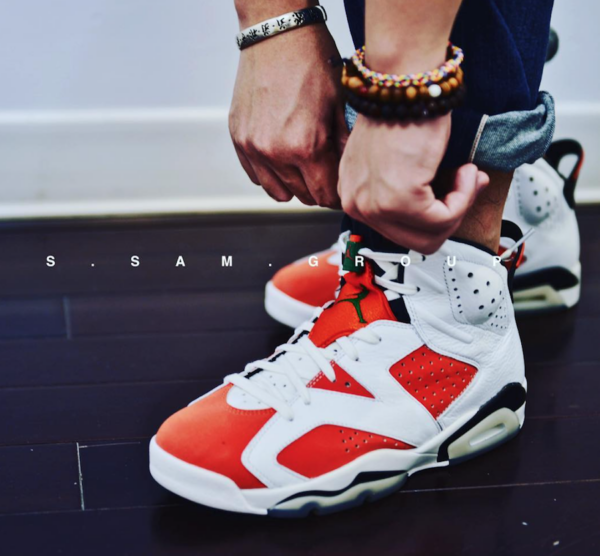 Giày Nike Air Jordan 6 Retro Gatorade Like Mike 384665-145 - Ảnh 2