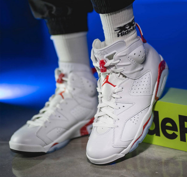 Giày Nike Air Jordan 6 Retro 'Red Oreo' CT8529-162 - Ảnh 2