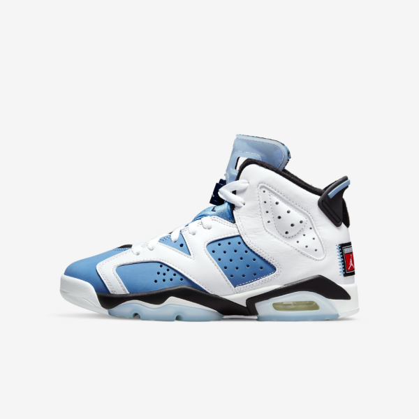 Giày Nike Air Jordan 6 Retro GS 'UNC Home' 384665-410 - Ảnh 10