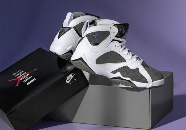 Giày Nike Air Jordan 7 Retro 'Flint' 2021 CU9307-100 - Ảnh 7