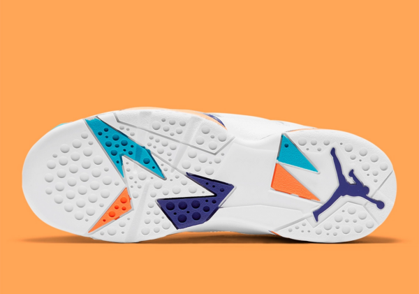 Giày Nike Air Jordan 7 Retro GS 'Chlorine Blue' 442960-100 - Ảnh 7