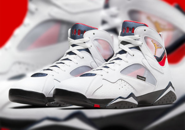 Giày Nike Paris Saint-Germain x Air Jordan 7 Retro 'Paname' CZ0789-105 - Ảnh 5