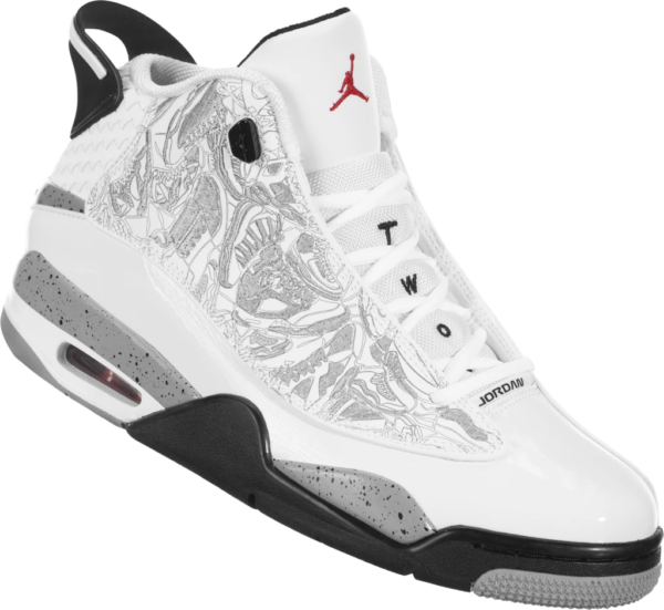 Giày Nike Jordan Dub Zero 'White Cement' 311046-105 - Ảnh 2