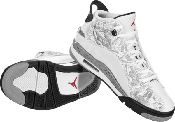 Giày Nike Jordan Dub Zero GS 'White Cement' 311047-105 - Ảnh 3