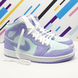 Alternative view of Giày Nike Air Jordan 1 Mid 'Purple Pulse' 554724-500