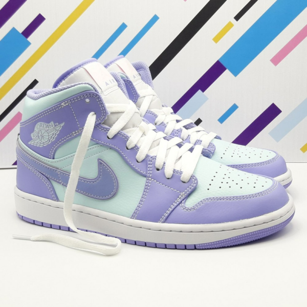 Giày Nike Air Jordan 1 Mid 'Purple Pulse' 554724-500 - Ảnh 2