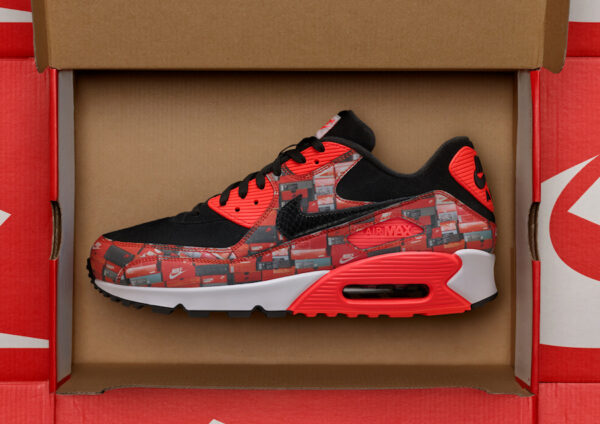 Giày Nike Atmos x Air Max 90 Print 'We Love Nike'  AQ0926-001 - Ảnh 6