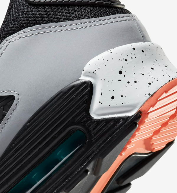 Giày Nike Air Max 90 'Black Turf Orange' DC9845-100 - Ảnh 4