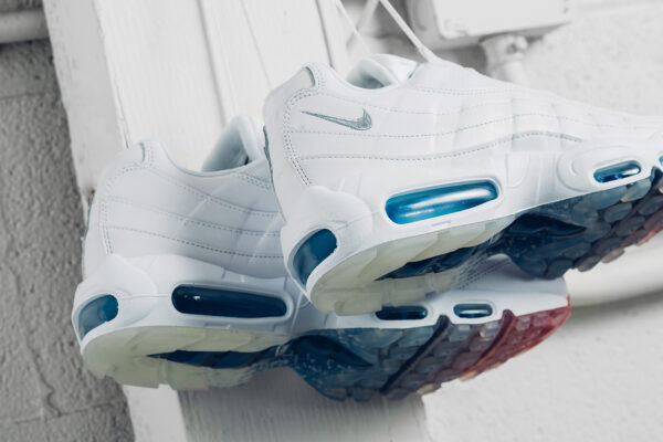 Giày Nike Air Max 95 'White Photo Blue Glacier' USA PACK AQ7981-100 - Ảnh 3
