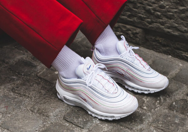 Giày Nike Wmns Air Max 97 'Rainbow' AQ4137-100 - Ảnh 2
