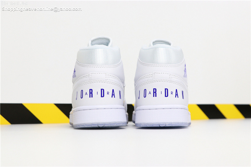 Giày Nike Air Jordan 1 Retro Mid 'White Concord' BQ6578-100 - Ảnh 11