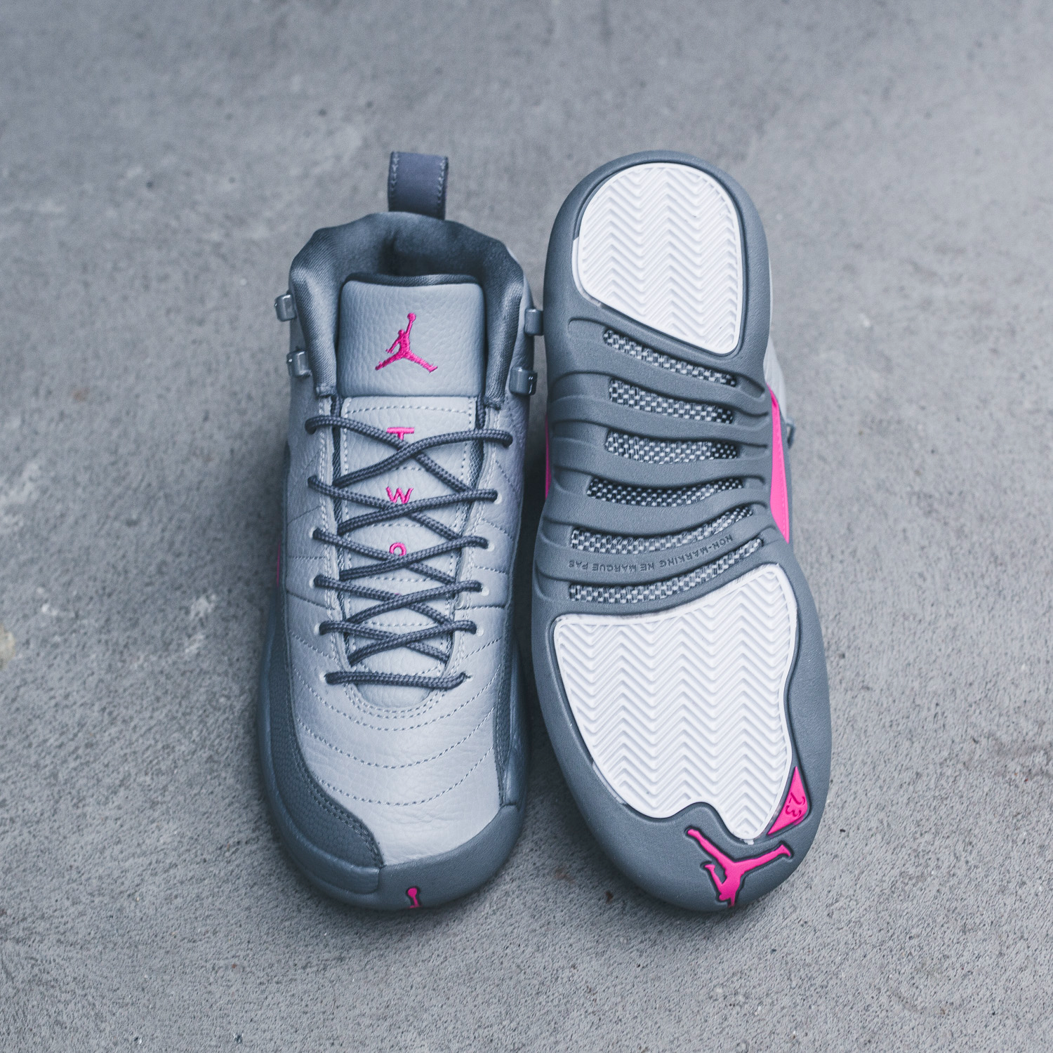 Giày Nike Air Jordan 12 Retro GG 'Vivid Pink' 510815-029 - Ảnh 5