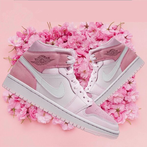 Giày Nike Air Jordan 1 Mid 'Digital Pink' CW5379-600 - Ảnh 4