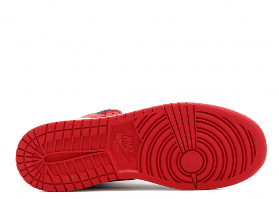 Giày Nike Air Jordan 1 High Retro GS 'Chicago Bulls' 2009 332558-061 - Ảnh 5