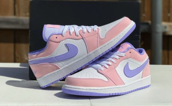 Giày Nike Air Jordan 1 Low SE GS 'Arctic Punch' CV9844-600 - Ảnh 8