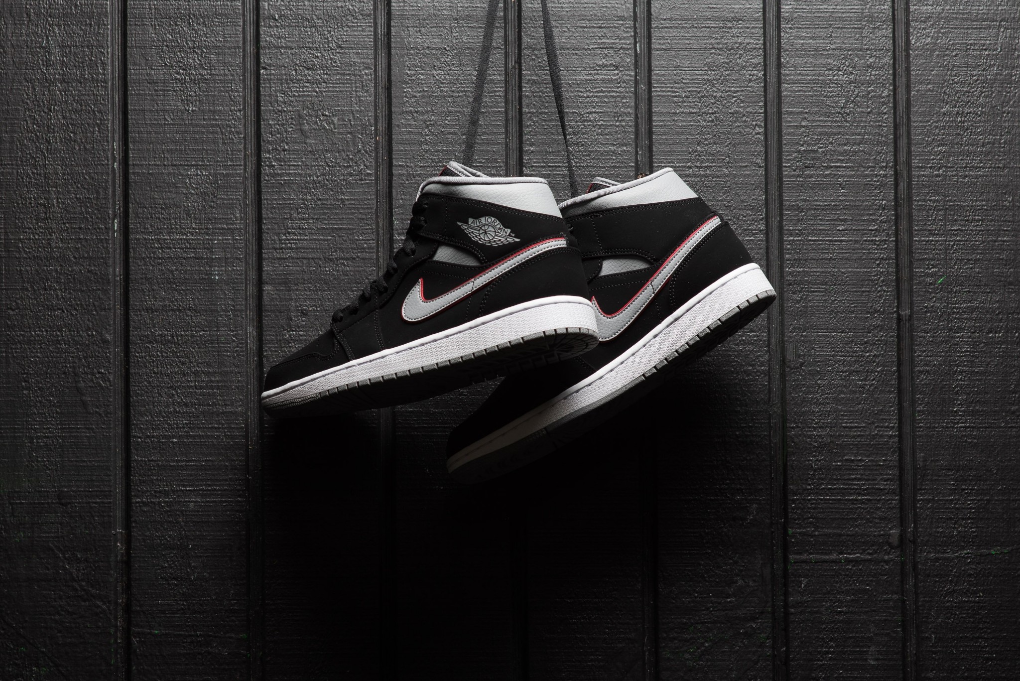 Giày Nike Air Jordan 1 Mid 'Particle Grey' 554724-060 - Ảnh 2