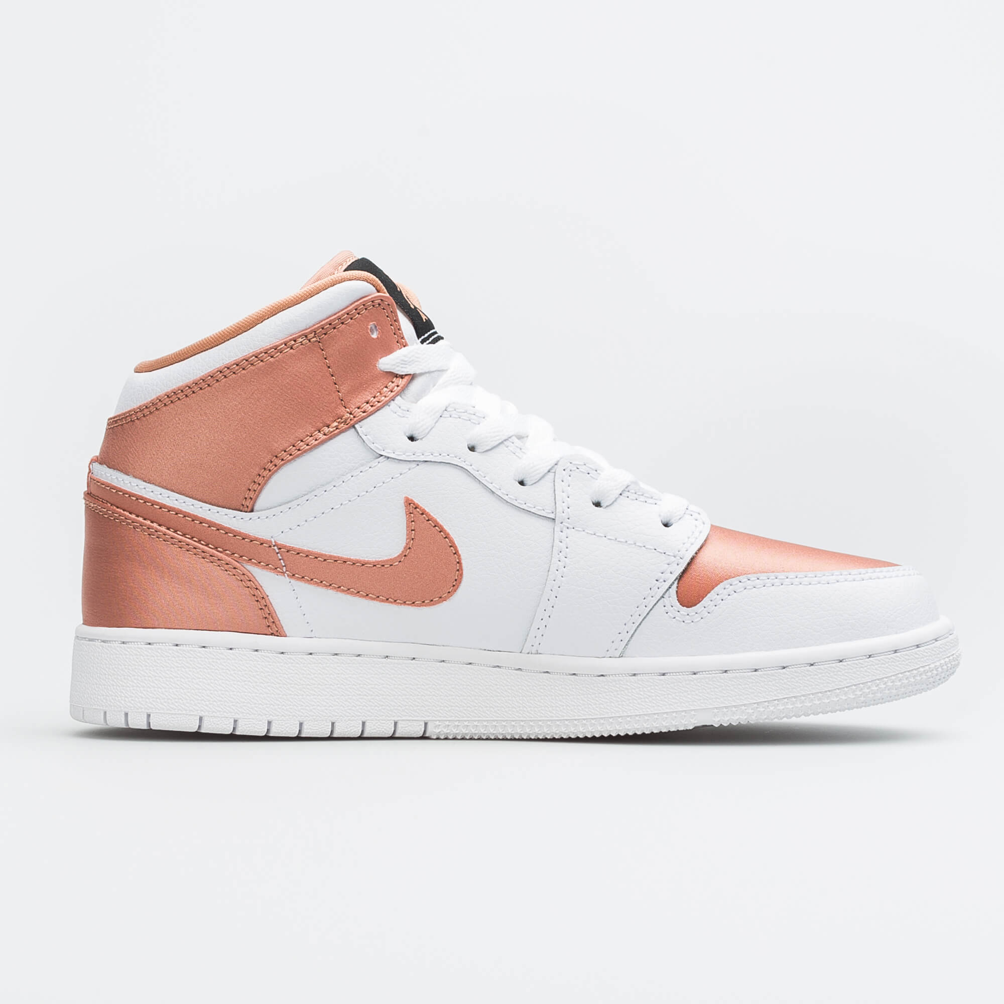 Giày Nike Air Jordan 1 Mid GS 'White Rose Gold' 555112-190 - Ảnh 3