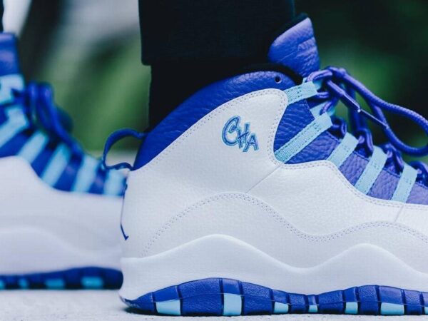 Giày Nike Air Jordan 10 Retro 'Charlotte Hornets' 310806-107 - Ảnh 5